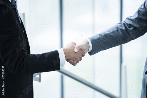 Handshake of businessman photo