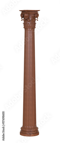 Сlassic wooden column