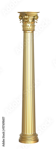 Сlassic gold column