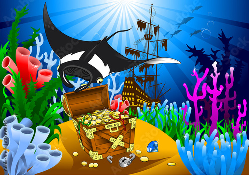 stingray and treasure