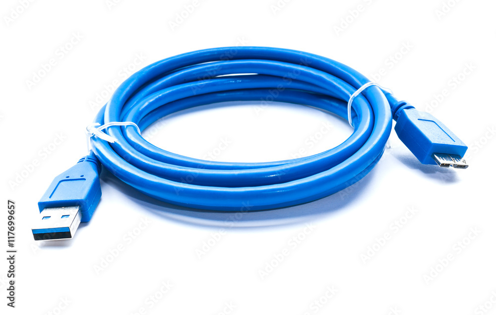 Blue cable usb to microusb 3 Blue cable usb to microusb 3