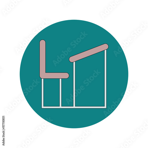 Back to School and Education Vector Flat Design School Desk