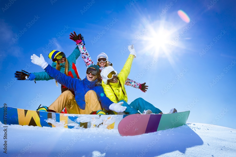 Obraz premium Winter sports