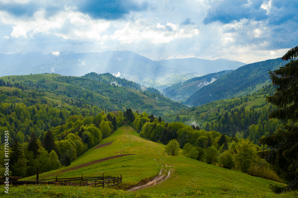 Obraz premium Amazing view from mountain