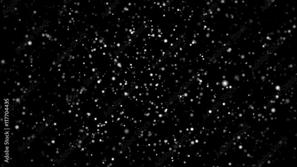 White Spheres Moving Back And Forth On Black Background. White Spheres Moving Back And Forth On Black Background.