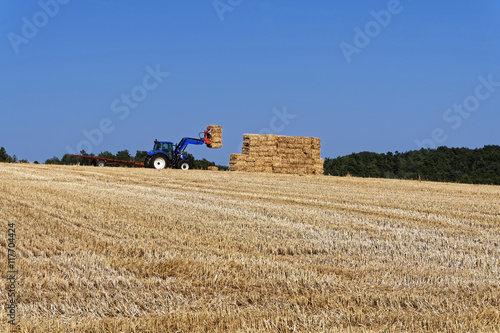 R  colte de paille