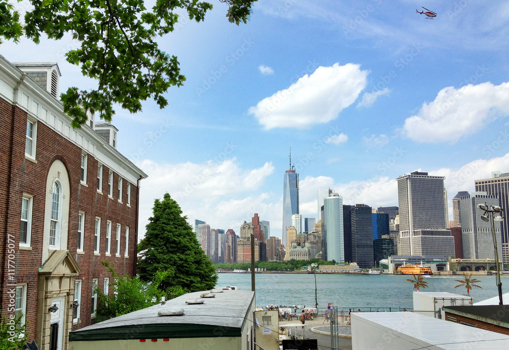 Obraz premium Lower Manhattan from Governor's Island