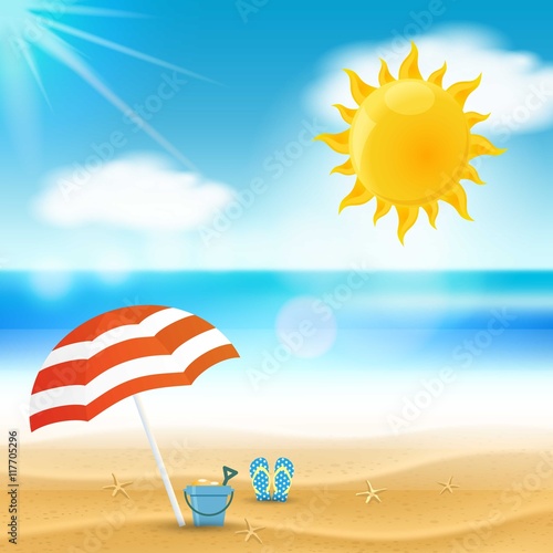 Summer seascape