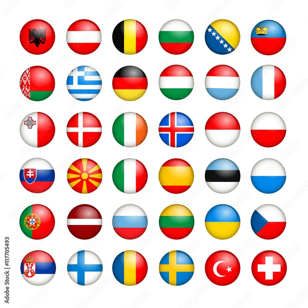 European flags collection European flags collection