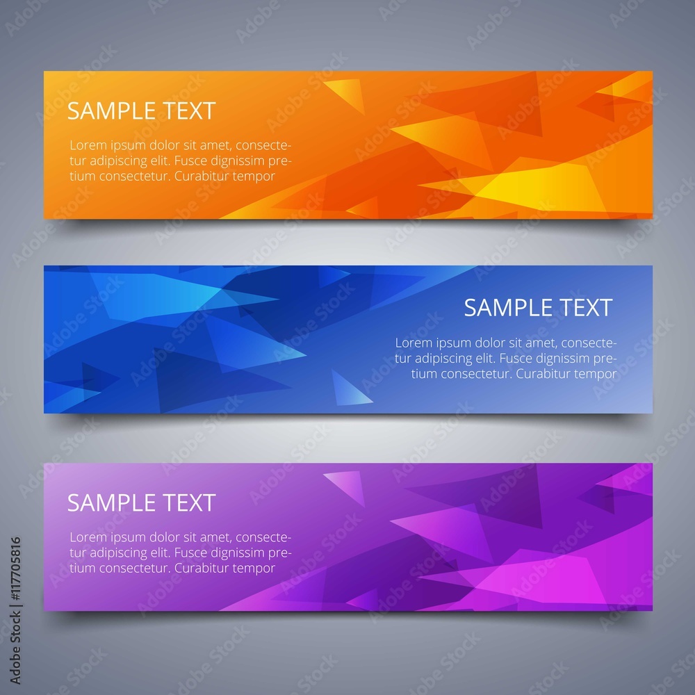 Abstract banners Abstract banners