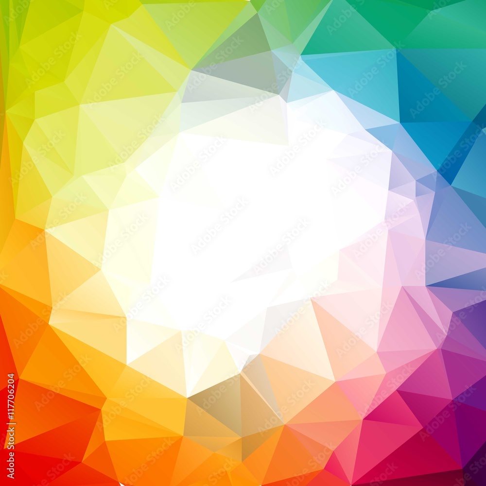 Obraz premium Colorful polygons