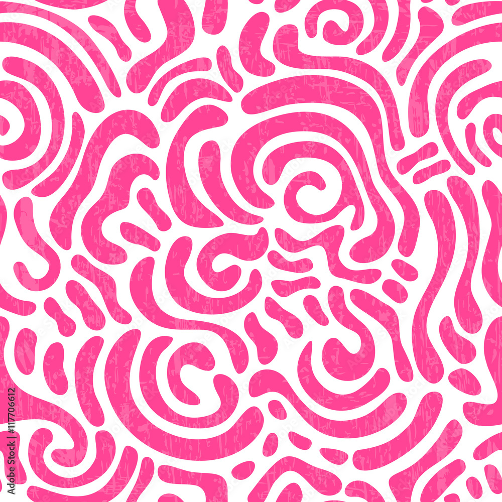 Vintage hand-drown seamless pattern