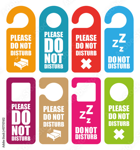 Do not disturb door hanger