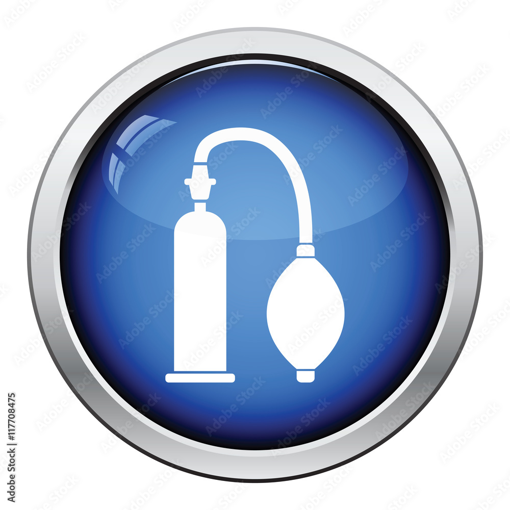 Obraz premium Vacuum penis machine icon