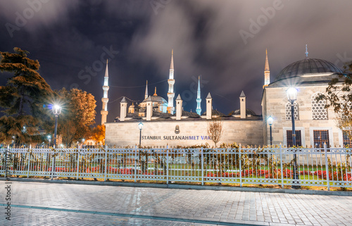 Sultanahmet Square at night, Istanbul