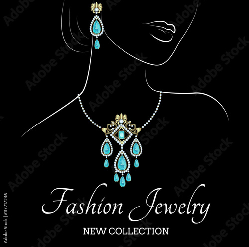 Woman with jewelry