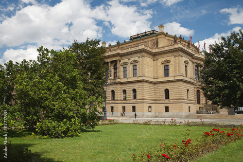 side view of the Rudolfinum concert hall, Prague 