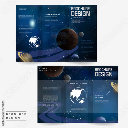 universe tri-fold brochure