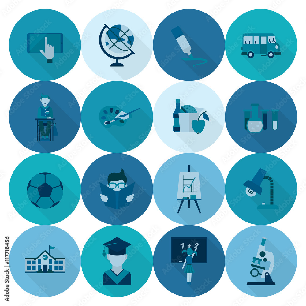 School and Education Icons School and Education Icons