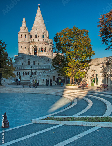 Fishermen's bastion in Budapest, Hungary