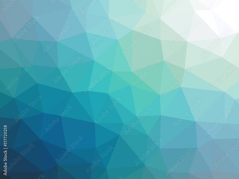 Abstract blue teal gradient polygon shaped background Abstract blue teal gradient polygon shaped background