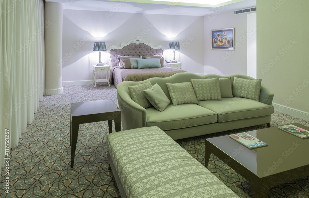 Fototapeta premium Modern interior of dining room