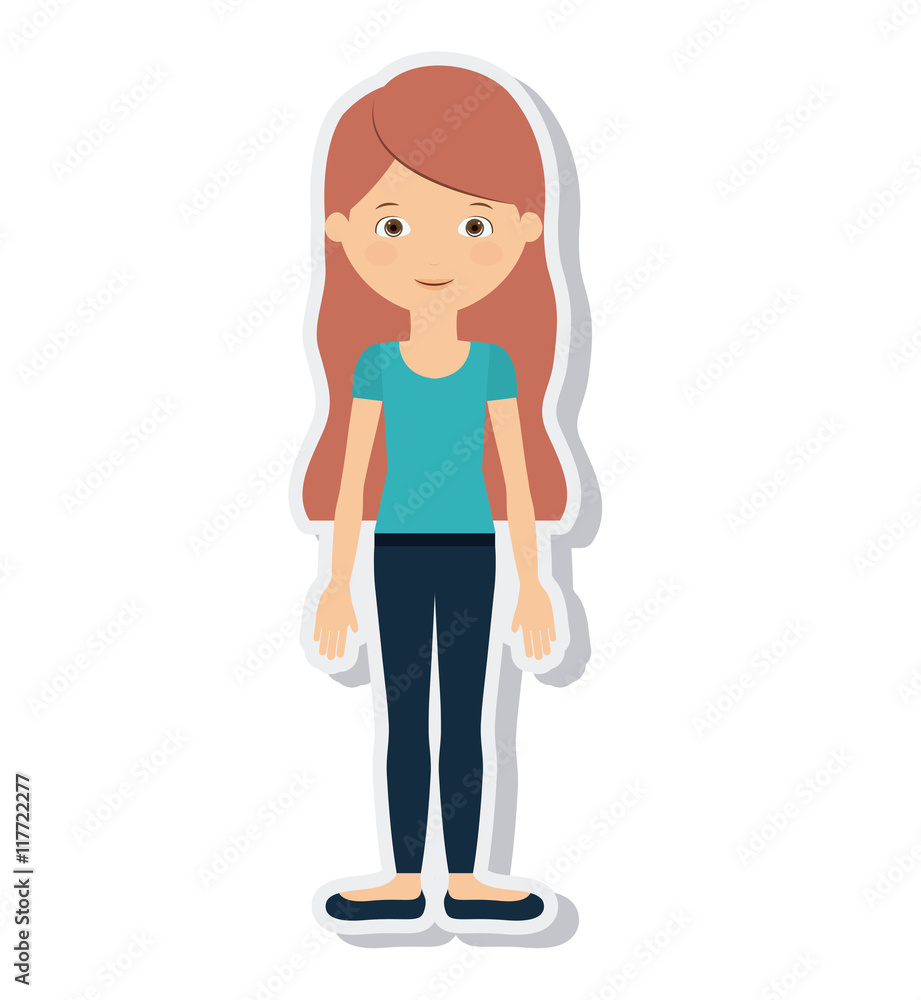 young woman female isolated vector illustration design young woman female isolated vector illustration design