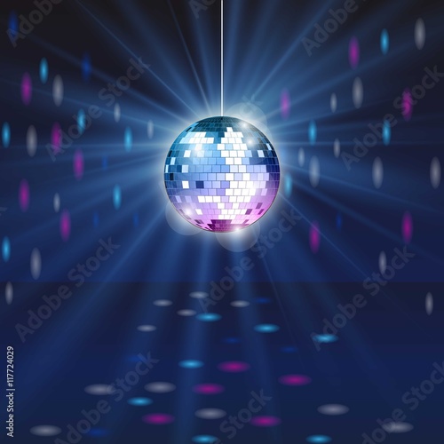 Shiny disco ball