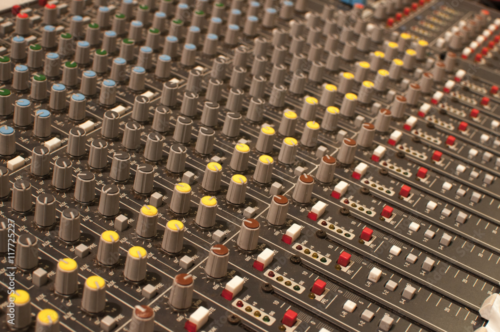 Fototapeta premium Music mixer