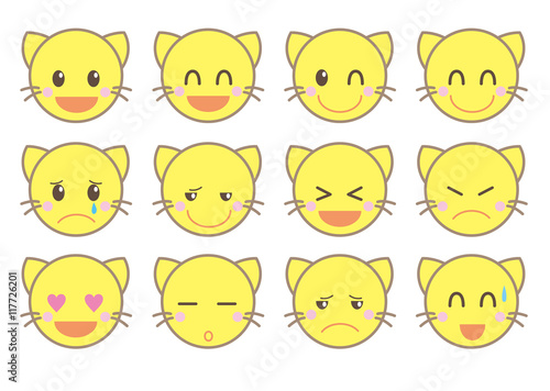 絵文字セット・猫