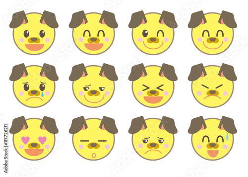 絵文字セット・犬