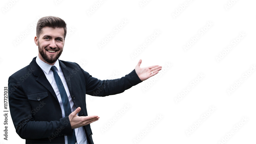 Manager beim Verkaufsgespräch Manager beim Verkaufsgespräch