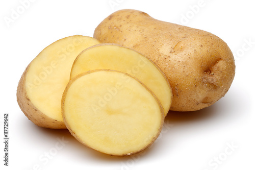 Slices potatoes 