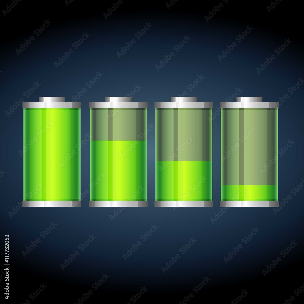 Fototapeta premium Batteries