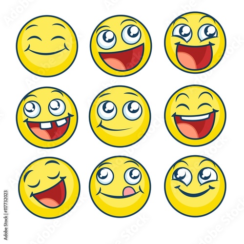 Happy emoticons