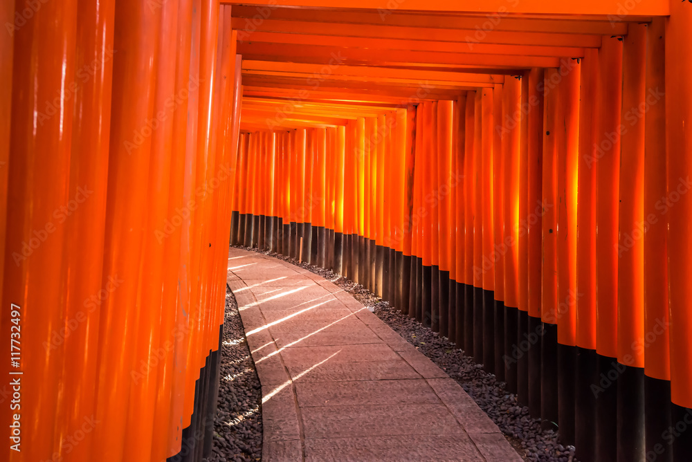 Fototapeta premium Fushimi Inari Taisha Shrine in Kyoto, Japan