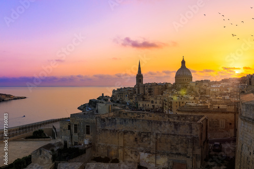 Valletta bei Sonnenaufgang © rphfoto