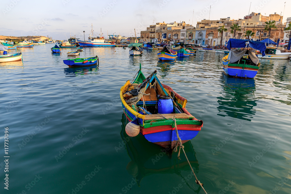 Obraz premium Hafen von Marsaxlokk