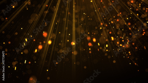 Golden Holiday glitter part...
