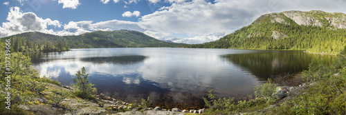 Norway, Southern Norway, Telemark, Notodden, Litfjell, Gavlesja lake photo