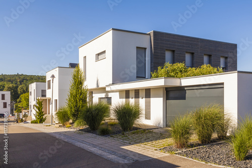 Germany, Esslingen-Zell, development area with passive houses