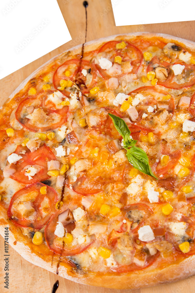 pizza isolated on white pizza isolated on white