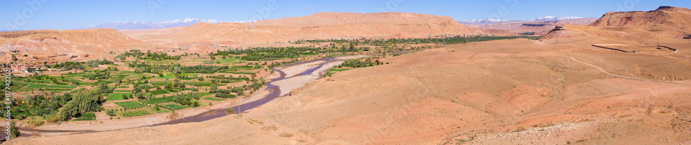 View from Ksar of Ajt Bin Haddu, Morocco