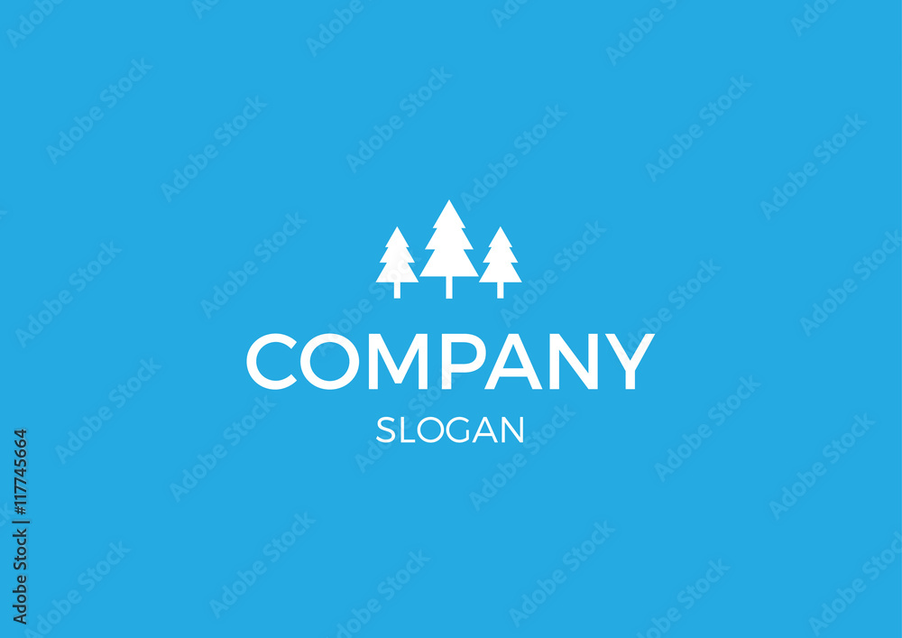 Naklejka premium logo firmy wektor