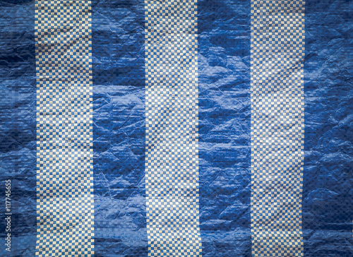 Blue polyester fabric, Used  for textured and background