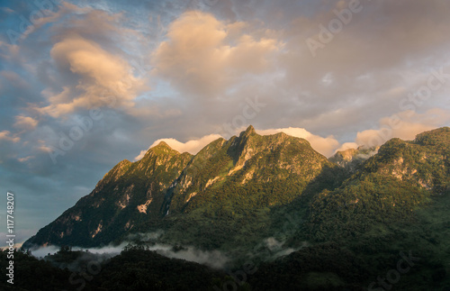 The big mountain "Doi Luang Chiang Dao" in Thailand