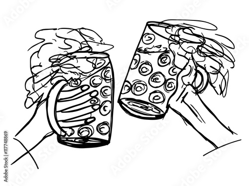 Beer illustration