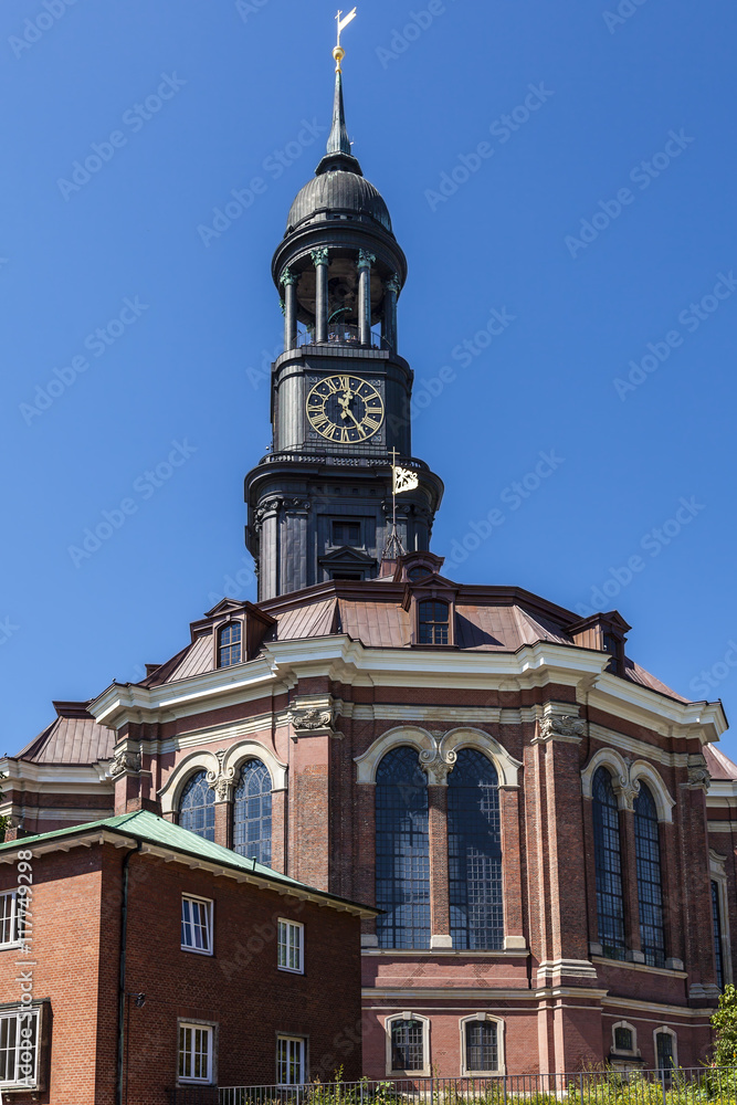 Cathedral Sankt Michaelis - Landmark of Hamburg