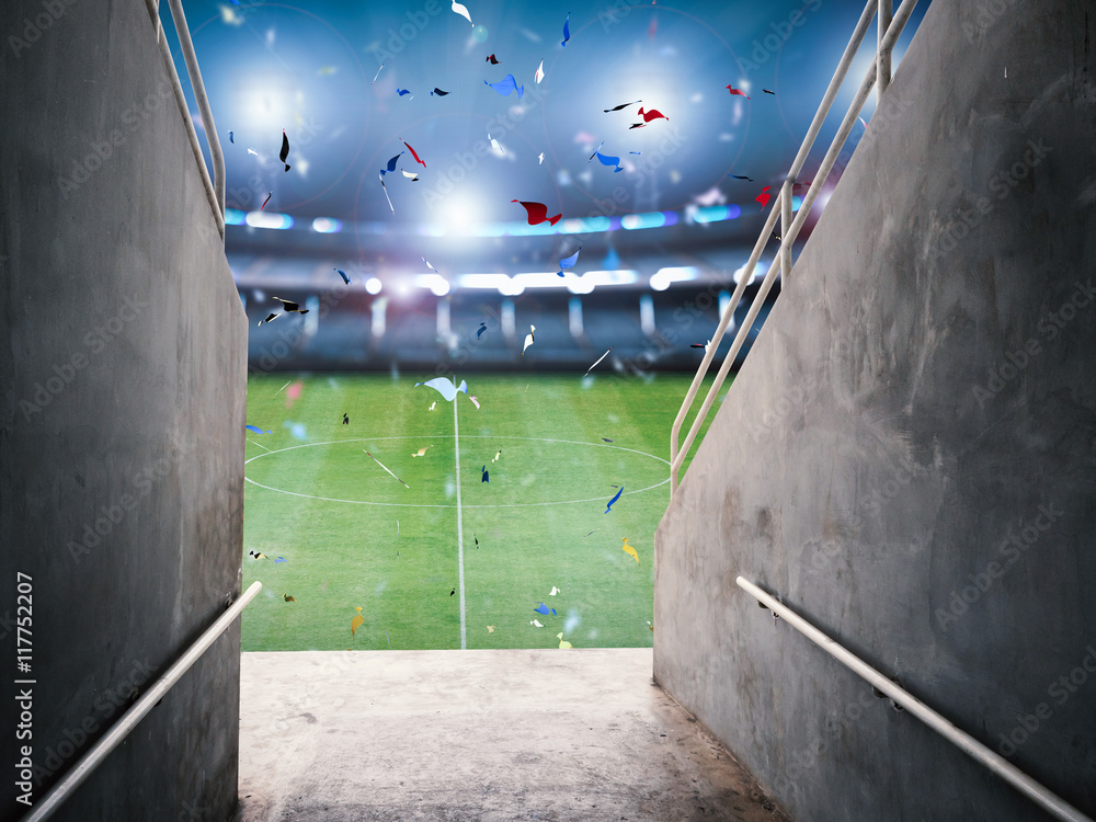 Fototapeta premium tunel na arenie