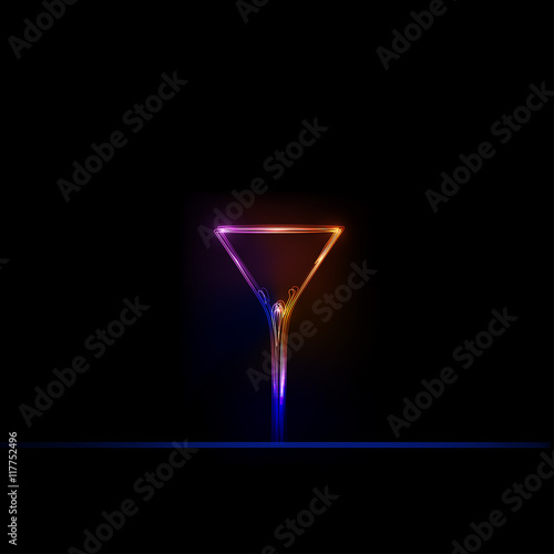 cocktail party light design background